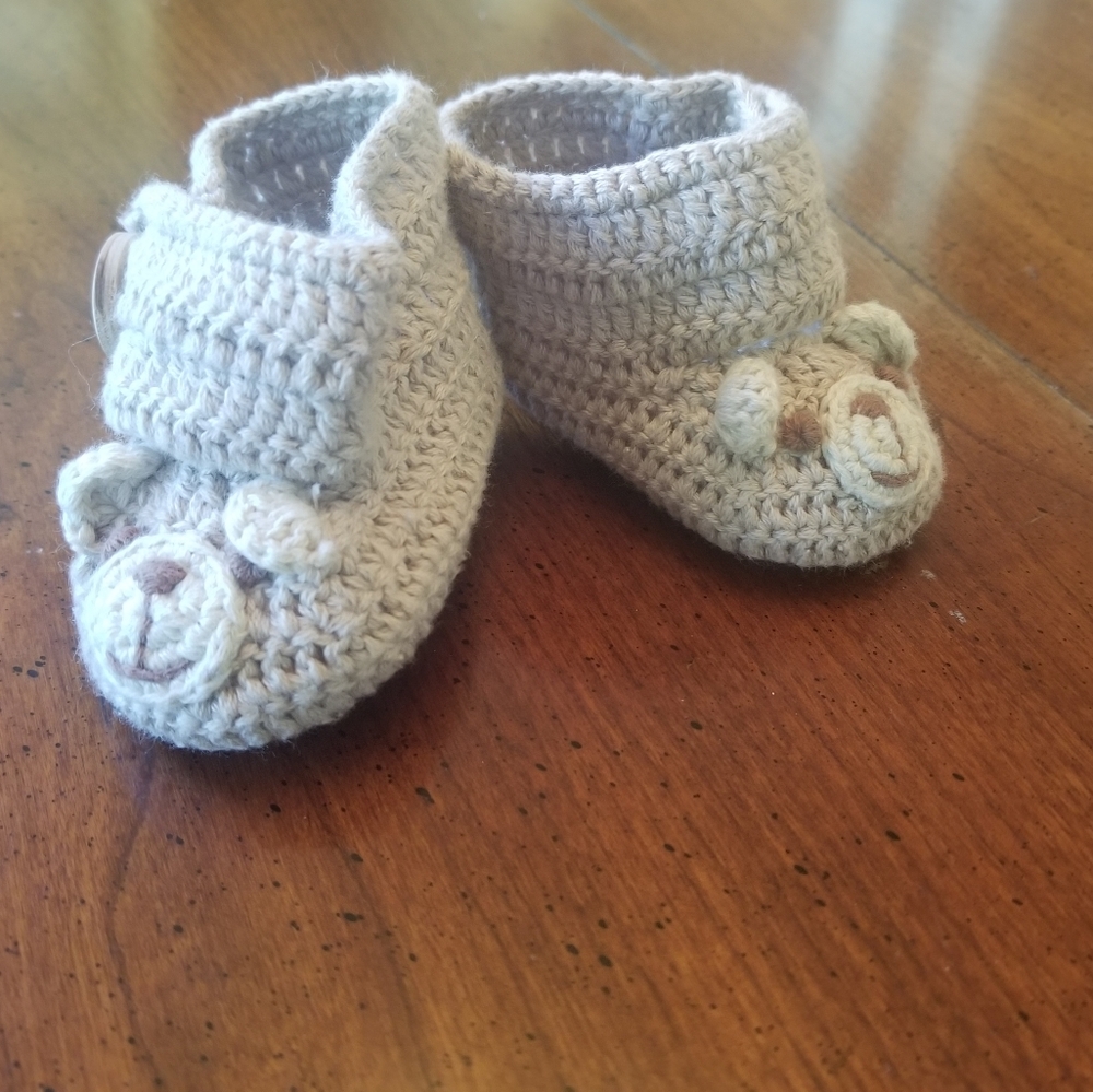 Nursery Rhyme Baby Booties